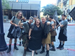 Me and the kilted ones!