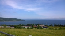 View across the Bras d'Or to Jamestown