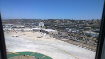 Coming into SAN airport